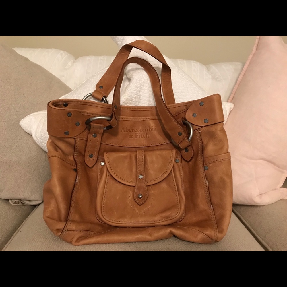 Abercrombie genuine leather bag